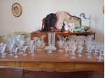 Vendo pregiato servizio di cristalli d'epoca.