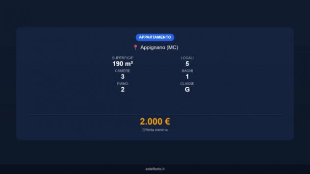 Immobile in asta di 190 m² in vendita a Appignano - Foto 15