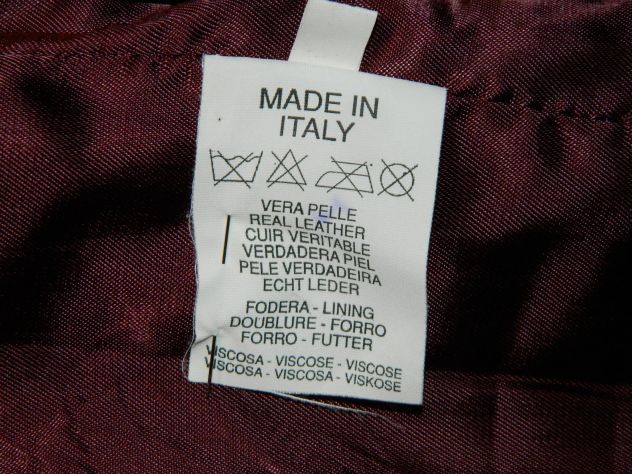 Giacca donna Alta Moda Firenze in pelle rossa 50 - Foto 6