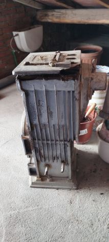 stufa carbone antiquariato ghisa legno - Foto 2
