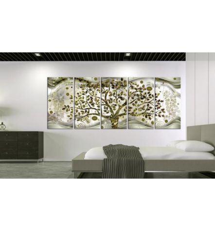 Quadro Albero Con Tante Foglie 200x80 E 225x90 ARREDALACASA - Foto 2
