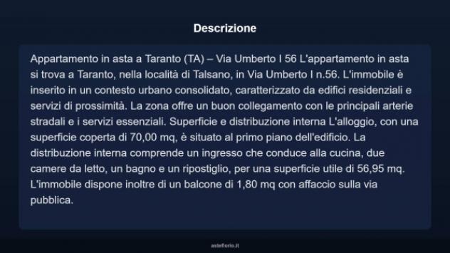 Immobile in asta di 70 m² in vendita a Taranto - Foto 16