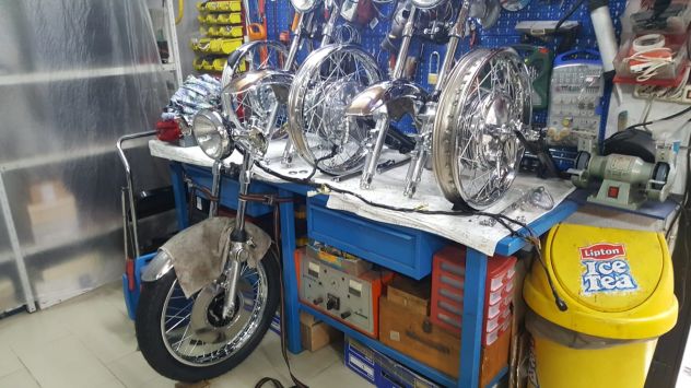 RICAMBI MOTO STORICHE GIAPPONESI ANNI '70 '80 HONDA KAWASAKI SUZUKI YAMAHA - Foto 3