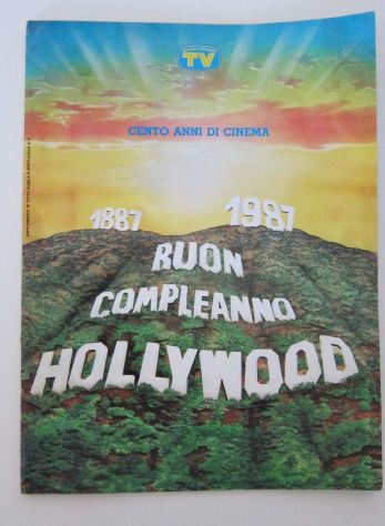 Album 29 figurine Buon Compleanno Hollywood TV Sorrisi e Canzoni