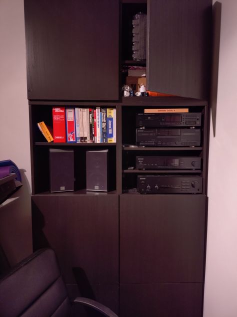 Libreria con ante, Scrivania e Mensole abbinate - Foto 3