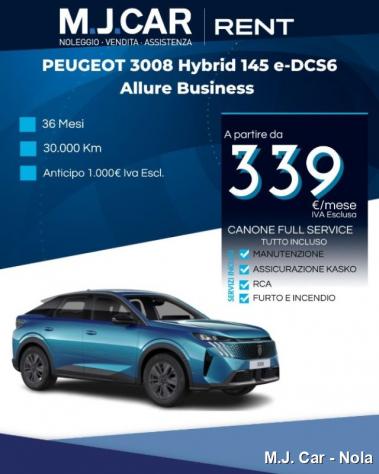 PEUGEOT 3008 Hybrid 145 e-DCS6 Allure Business 1 rif. 23776207