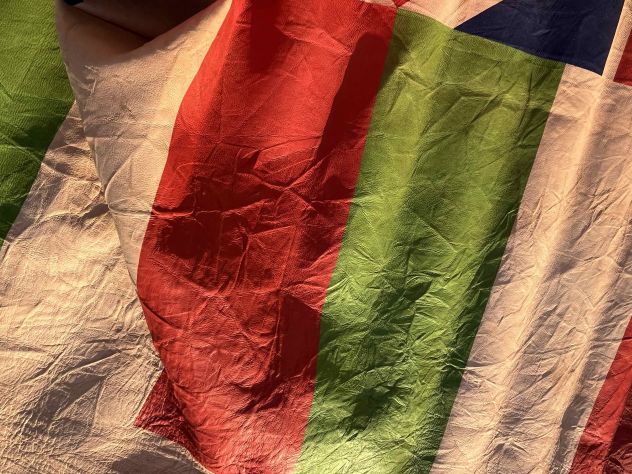 Pelle stampata bandiera Inglese e Bolivia - Foto 2