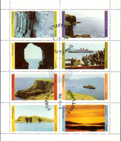 STAFFA 1973 francobolli tematici in foglietti - Foto 4