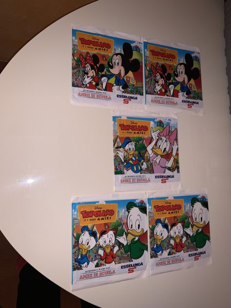 5 CONFEZIONI NUOVE E SIGILLATE DELLA COLLEZIONE:”TOPOLINO E I SUOI AMICI DISNEY” - Foto 2