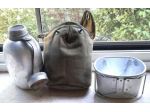 Borraccia militare con gavetta 21x16