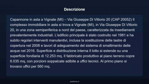 Immobile in asta di 6765 m² in vendita a Vignate - Foto 4