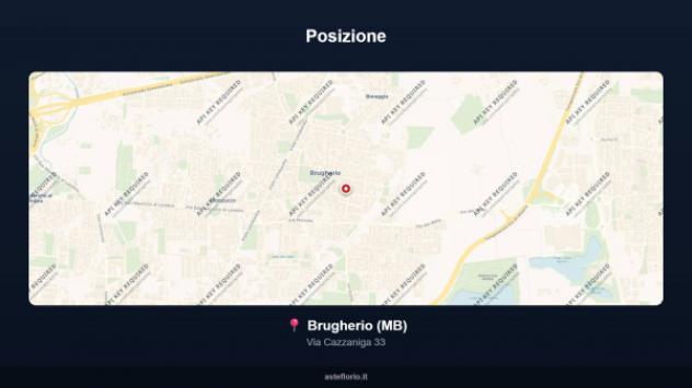 Immobile in asta di 76 m², box auto in vendita a Brugherio - Foto 8
