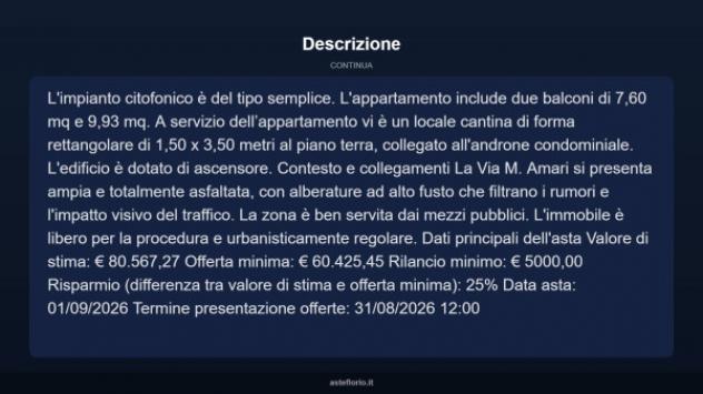 Immobile in asta di 137 m² con più di 5 locali e box auto in vendita a Caltanissetta - Foto 14