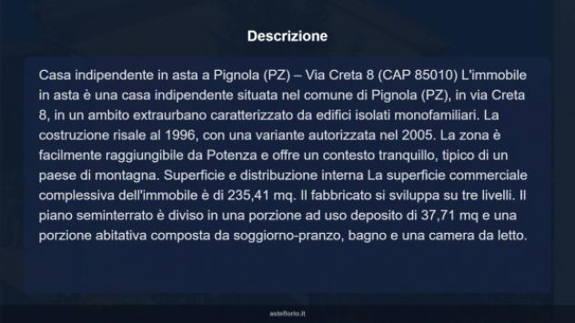 Immobile in asta di 235 m² con più di 5 locali in vendita a Pignola - Foto 11