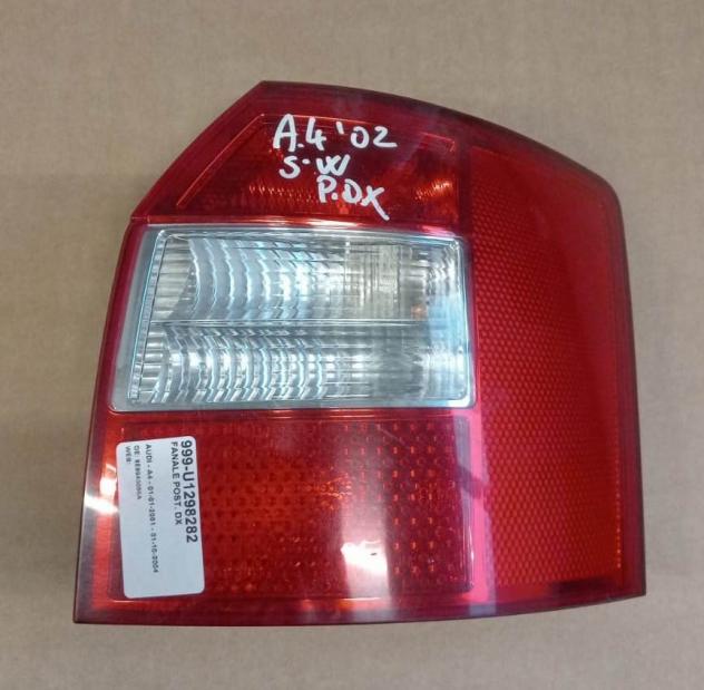 FANALE POST. DX SW 999-U1298282 Parti elettriche  Fanaleria  Fanali  Fanale post. dx. AUDI - A4 - 01-01-2001 - 01-10-2004