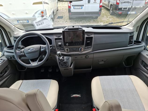 CAMPER ETRUSCO FORD SEMINTEGRALE DINETTE LETTO MATRIMONIALE GARAGE CLIMATIZZATORE FOTOVOLTAICO CAMPEGGIO USATI GENERALI 1649 - Foto 10
