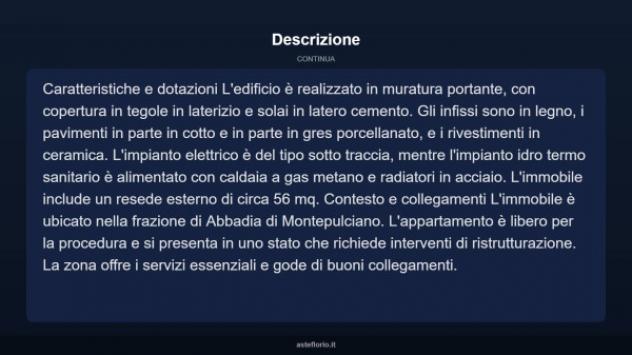 Immobile in asta di 54 m² in vendita a Montepulciano - Foto 5