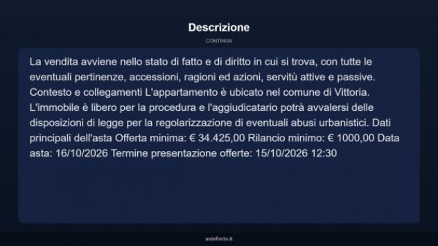 Immobile in asta di 90 m² in vendita a Vittoria - Foto 7