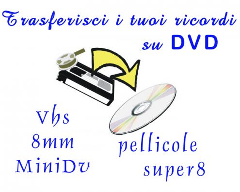 TRASFERIMENTO SU DVD DI PELLICOLE SUPER 8