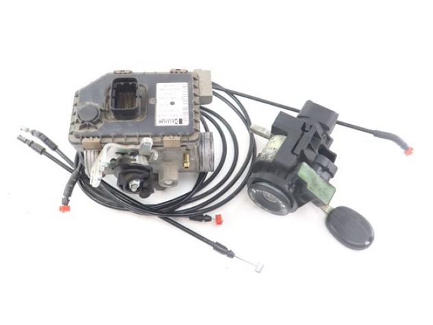 PIAGGIO MP3 300 TOURING LT 1B001538 CM082504 KIT CHIAVE ACCENSIONE ECU CORPO FARFALLATO 09 - 13 KEY ECU KIT - Foto 2