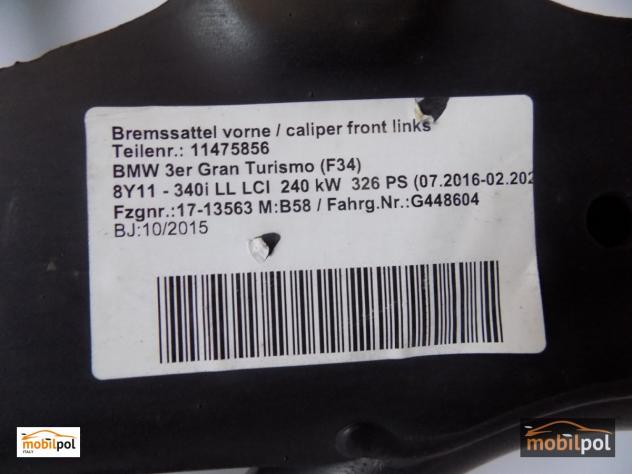 Carrello BMW 3 GT F34 LCI Trave di sospensione anteriore - 4622 - Foto 5