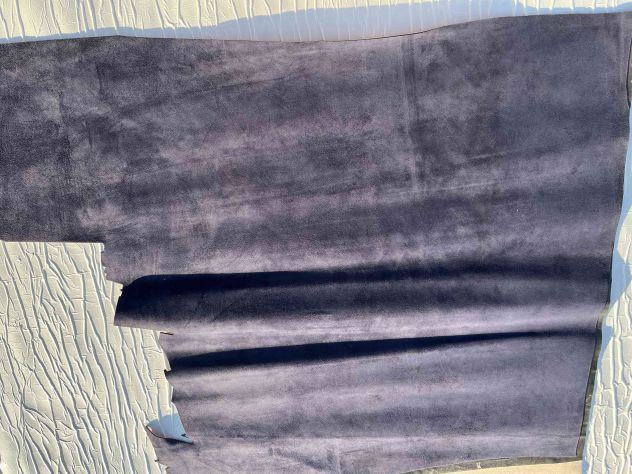 Pelle di vitello resinata blu elettrico – Sp. 1,8 - Foto 7