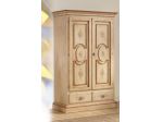 Armadio 2 porte 2 cassetti laccato decorato cod 7025