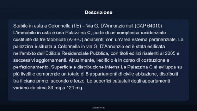 Immobile in asta di 558 m² con più di 5 locali in vendita a Colonnella - Foto 3