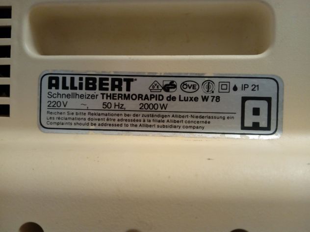 Termoventilatore Caldo bagno Allibert - Foto 3