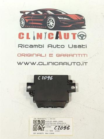 CENTRALINA SENSORI DI PARCHEGGIO AUDI Q5 Serie (8RB) 8K0919475J CAHA (0812) - Foto 3