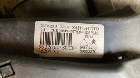 Faro anteriore DX Citroen C5 del 2004 (9632664780) - Foto 3