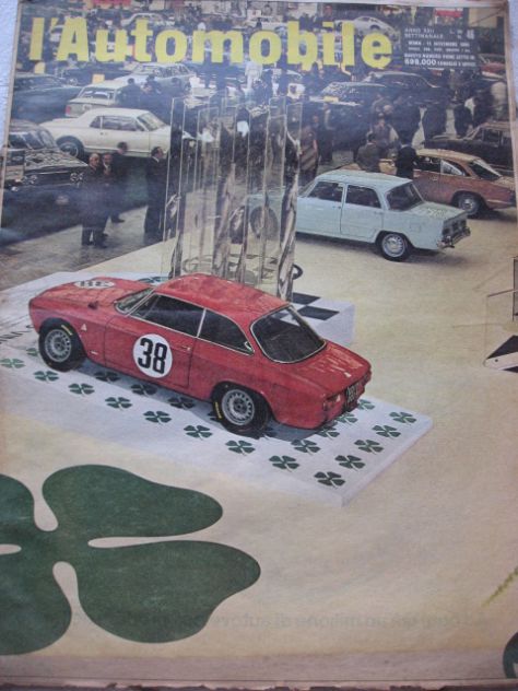 RIVISTA L'AUTOMOBILE NOVEMBRE 1966 FOTO ALFA ROMEO - Foto 3