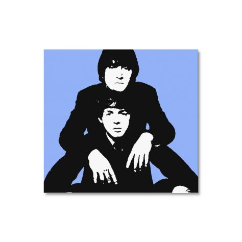 Quadro John Lennon e Paul McCartney dipinto a mano - Foto 2
