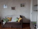 Bel divano letto 2 posti MATRIMONIALE, mai usato come letto, con MATERASSO NUOVO