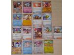 17 CARTE POKEMON BLU SCRITTE IN ITALIANO NUOVE SOLO APERTE SENZA CONFEZIONE