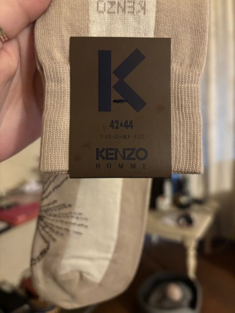 1 PAIO DI CALZE NUOVE DA UOMO FIRMATE ORIGINALI”KENZO”MADE IN ITALY,N’42-44 - Foto 6