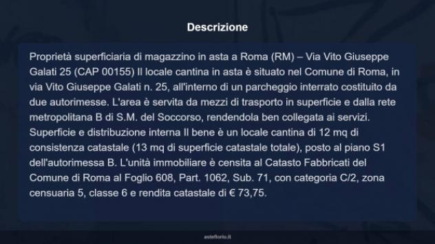 Immobile in asta di 12 m² in vendita a Roma - Foto 5