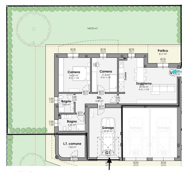 VA0220 - CARPI CIBENO MAISONETTE A4 IMMERSA NEL VERDE CON GIARDINO - Foto 17