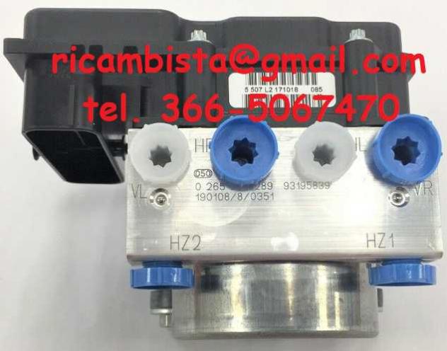 93195839 ABS Opel Corsa Bosch 0265232289 gruppo pompa centralina