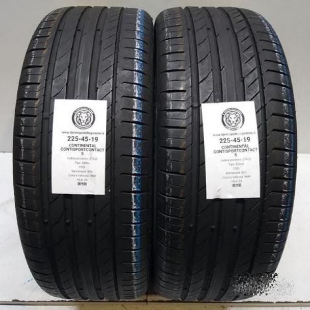 2 gomme 225 45 19 continental a27620
