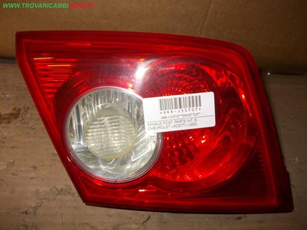 FANALE POST. PARTE INT. S. CHEVROLET LACETTI (J200)  Parti elettriche  Fanaleria  Fanali  Fanale post. sx. CHEVROLET - LACETTI - 01-03-2005 - 01-12-20