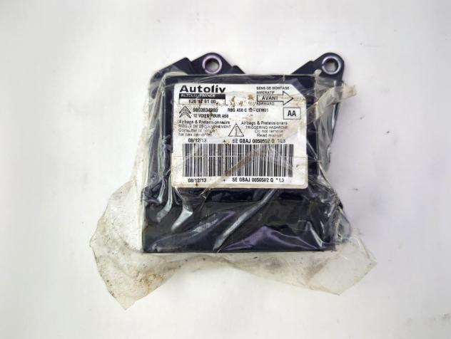 9803834980 KIT AIRBAG CITROEN C3 PICASSO 1.6 D 68KW 5P 5M (2013) RICAMBIO USATO CON PRETENSIONATORI CINTURE DI SICUREZZA, CENTRALINA AIRBAG, AIRBAG VO - Foto 6