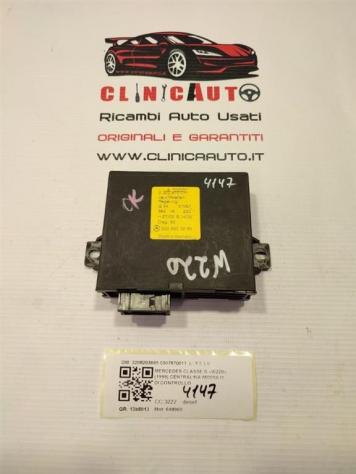 CENTRALINA MODULO DI CONTROLLO MERCEDES Classe S W220 4° Serie 2208203685 0307870011 648960 diesel 3222 (9905)