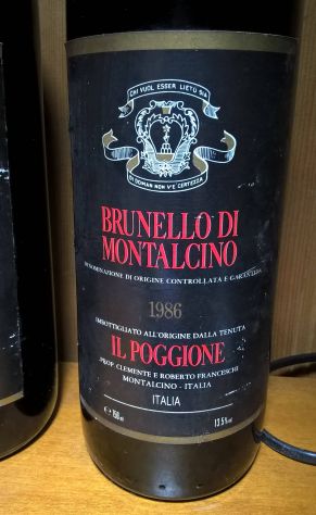 Vino Brunello di Montalcino 1986 - Foto 6