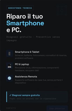 Riparazione Smartphone e PC — Zona Novi Ligure
