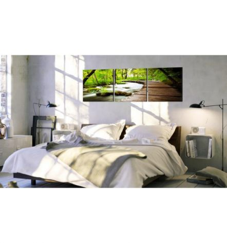 Quadro Sulla Passerella Cm. 90x30 E 150x50 ARREDALACASA - Foto 2