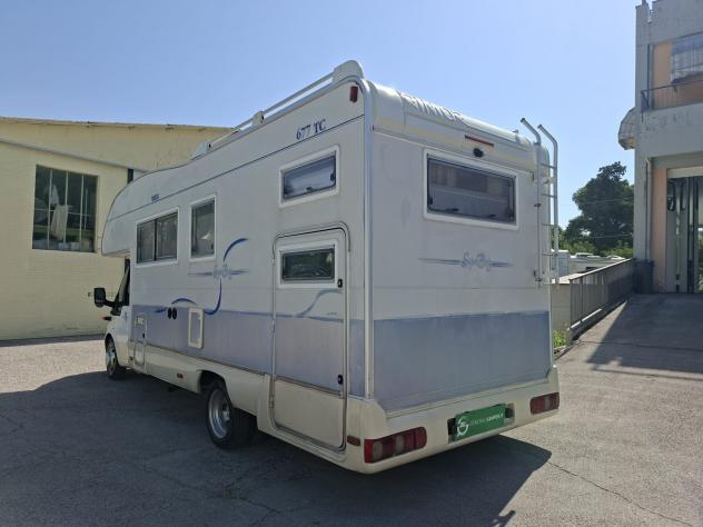 CAMPER RIMOR FORD MANSARDATO 6 POSTI DINETTE LETTOMA MATRIMONIALE GARAGE CLIMATIZZATORE FOTOVOLTAICO CAMPEGGIO USATI GENERALI 1749 - Foto 3