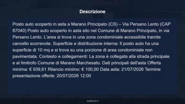 Immobile in asta di 10 m² in vendita a Marano Principato - Foto 10