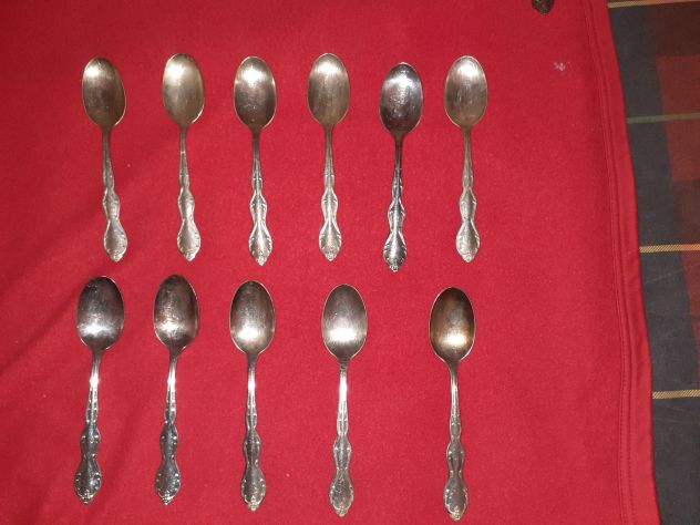 Servizio 41 Posate WM Rogers MFG.CO. Original Rogers Extra Plate Vintage USA - Foto 3