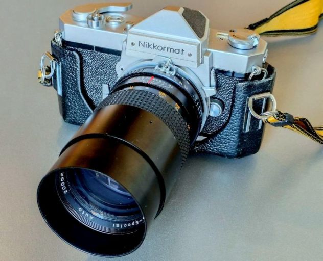 TELEOBIETTIVO MF 200mm compatto per NIKON F, AI, mirrorless (Tokina S F/3,8)